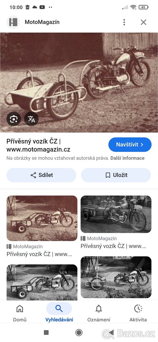 Vozíky Čz strakonice