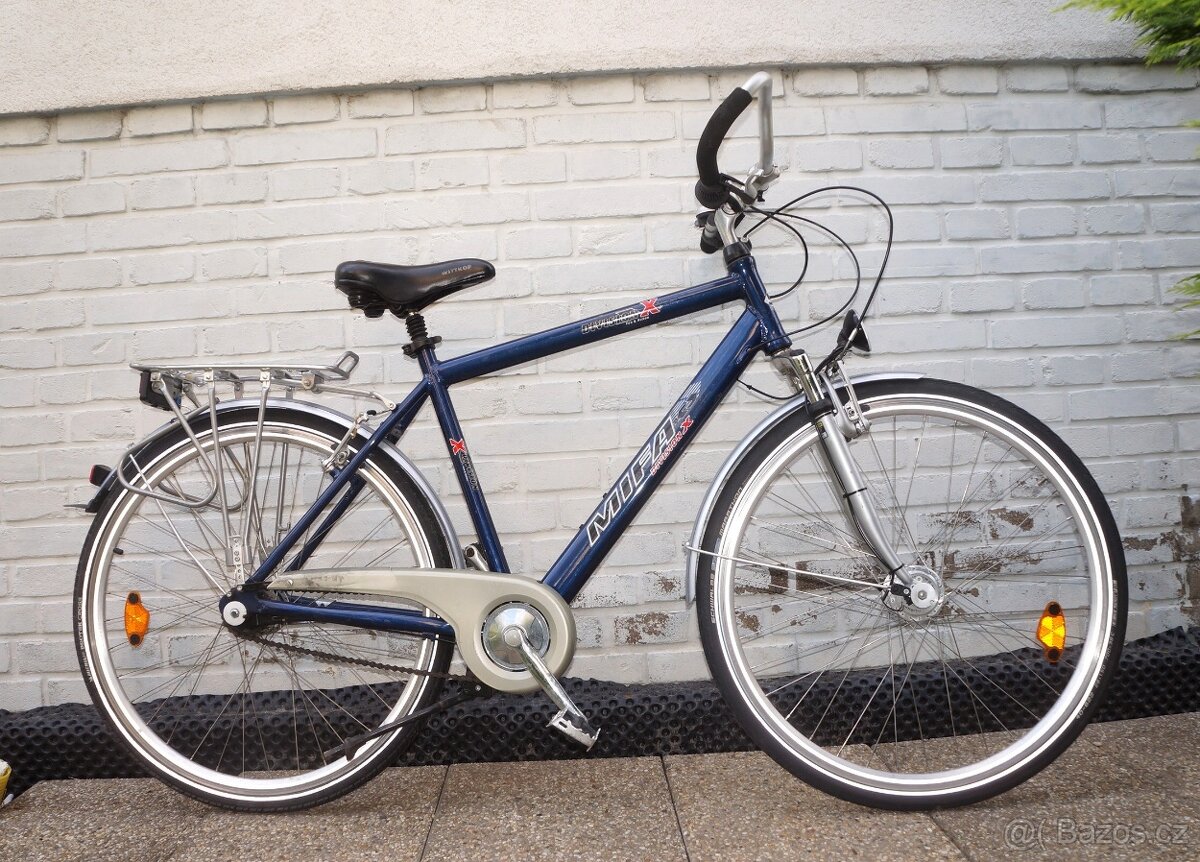 Pánské kolo 28“ Mifa, hliníkový rám 21“ (52cm) bezvadný stav