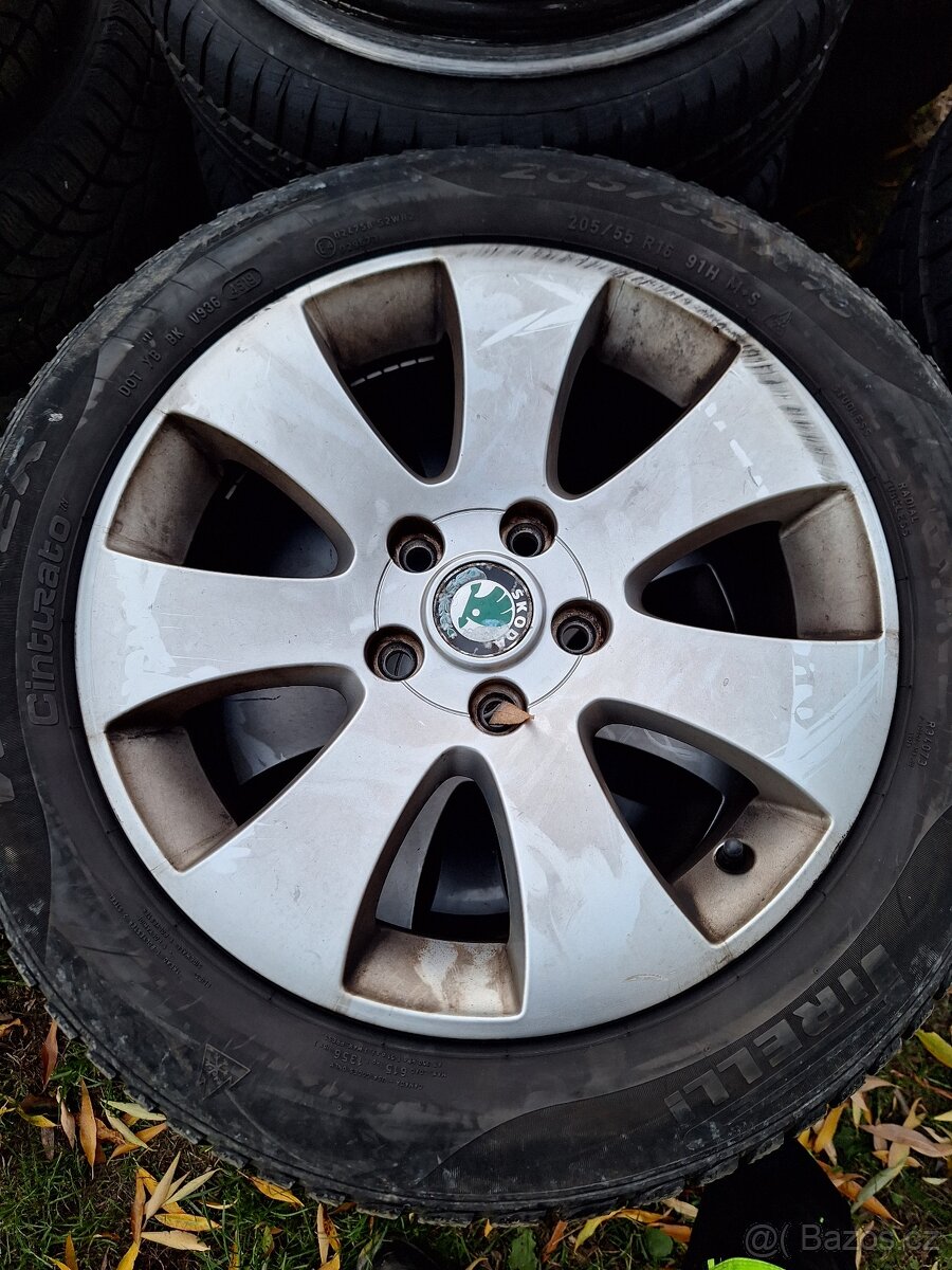Prodam origo alu kola skoda superb II Yeti 5x112 r16 spectru