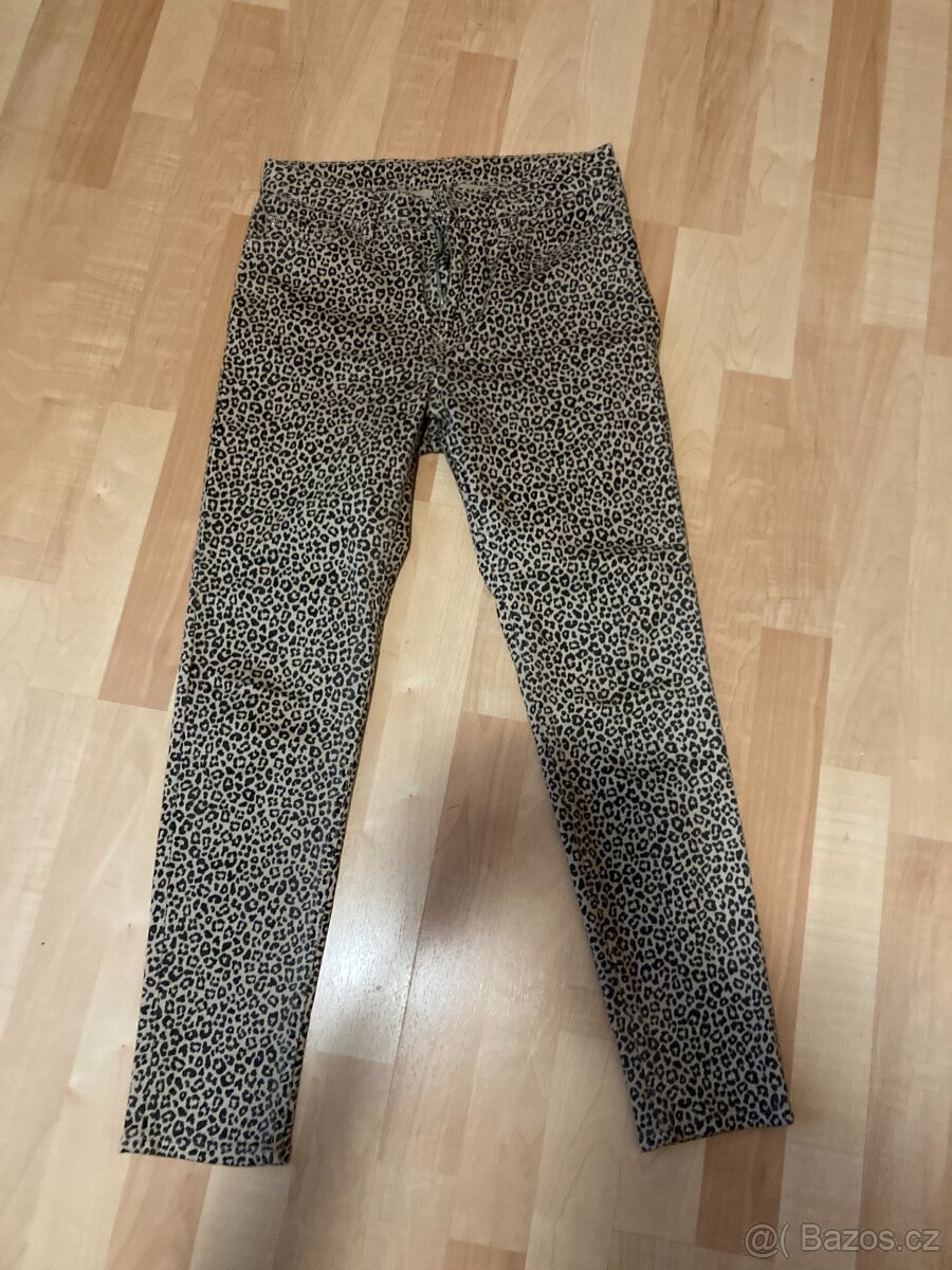 Dámské tygří rifle/džíny, vel. 38