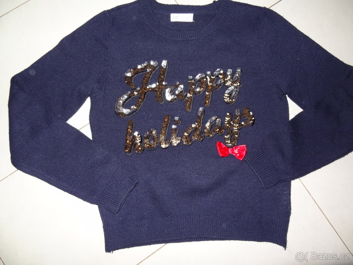 Vánoční svetr H&M velikost 158/164