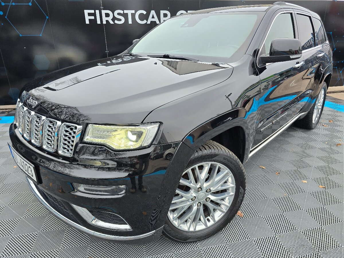 ⭐Jeep Grand Cherokee 3.0CRD/184KW/1.MAJ/ČR/SUMMIT⭐