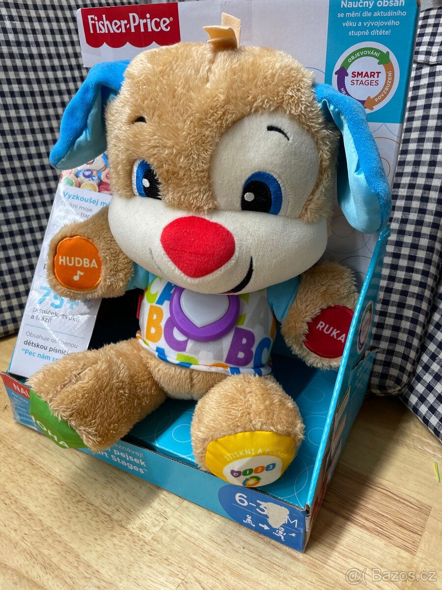 Mluvící pejsek Fischer price - jako nový