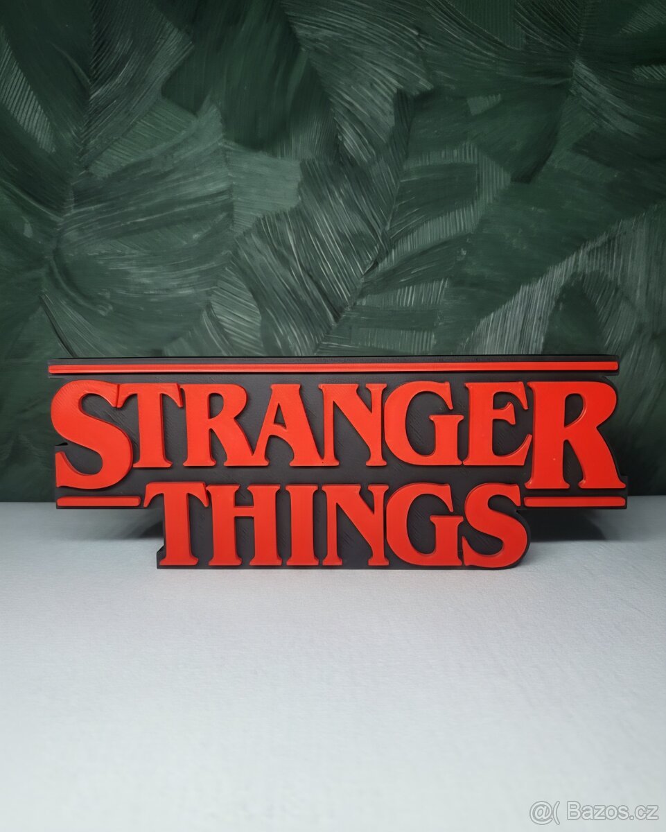 Stranger Things nápis