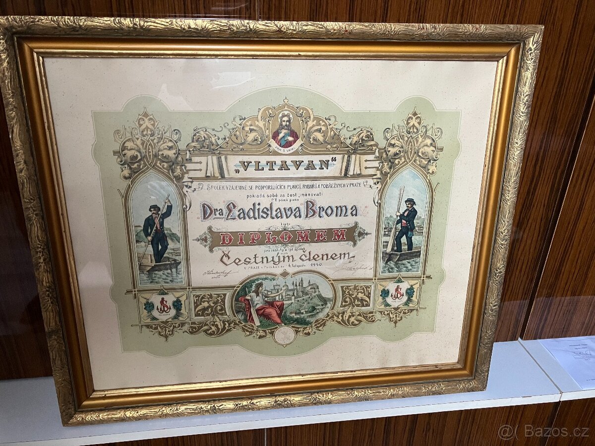 Diplom – obraz VLTAVAN.