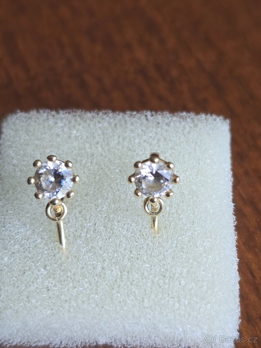 Dětské zlaté náušnice