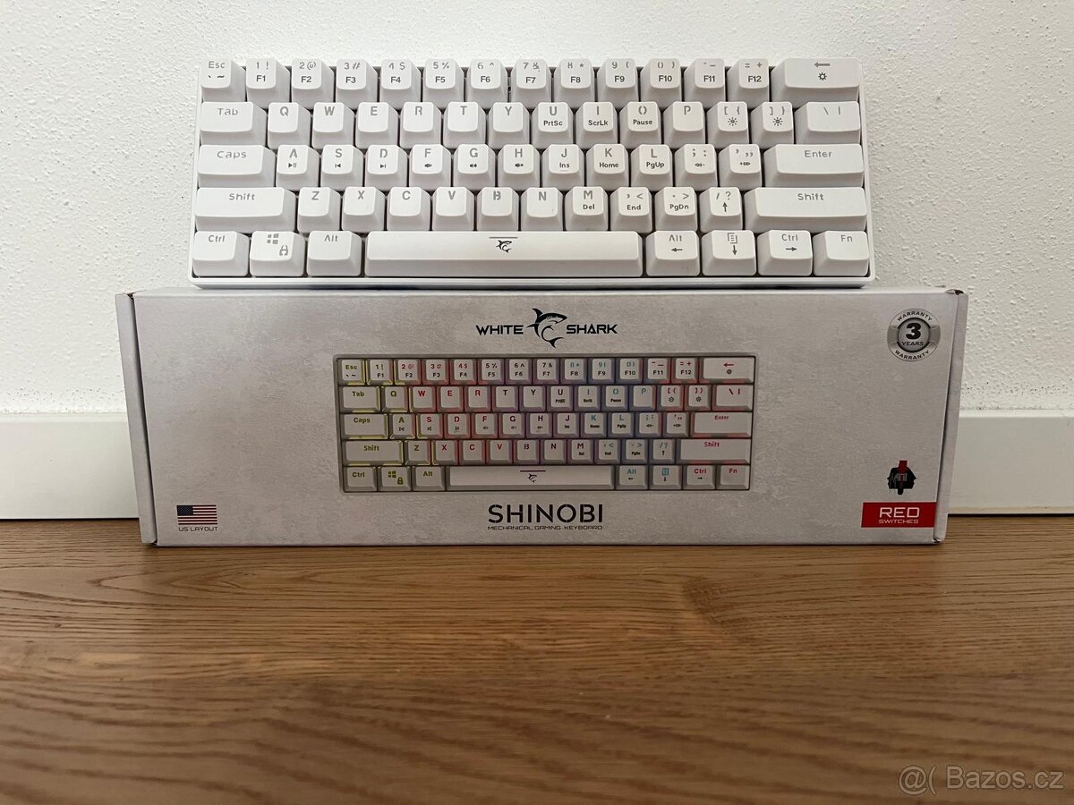 Herní klávesnice WHITE SHARK SHINOBI