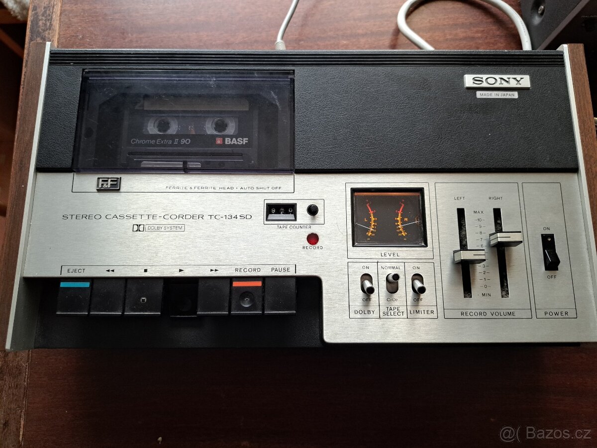 Tape deck Sony TC-134SD - krásný zvuk