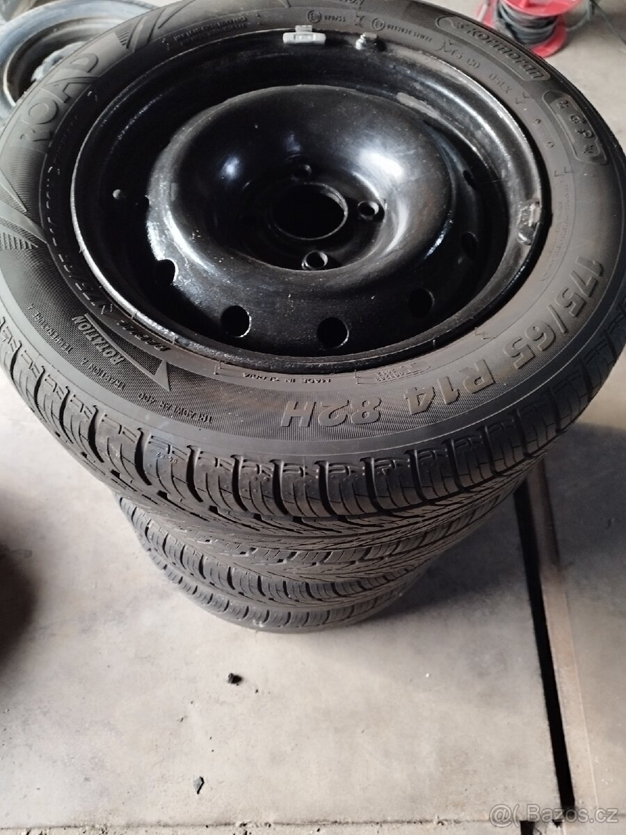 175/65 R14 letní + disky 4x108