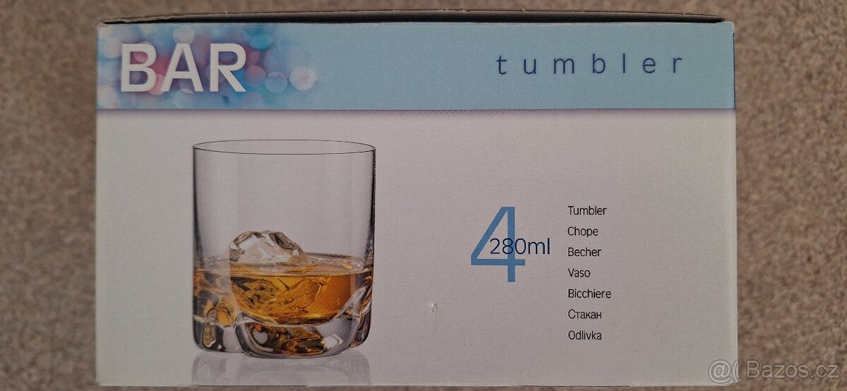 Poháry Tumbler 300 ml set 4 ks