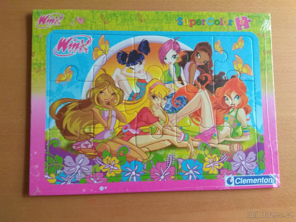 Nové Winx puzzle - 15 dílků - vhodné jako dárek