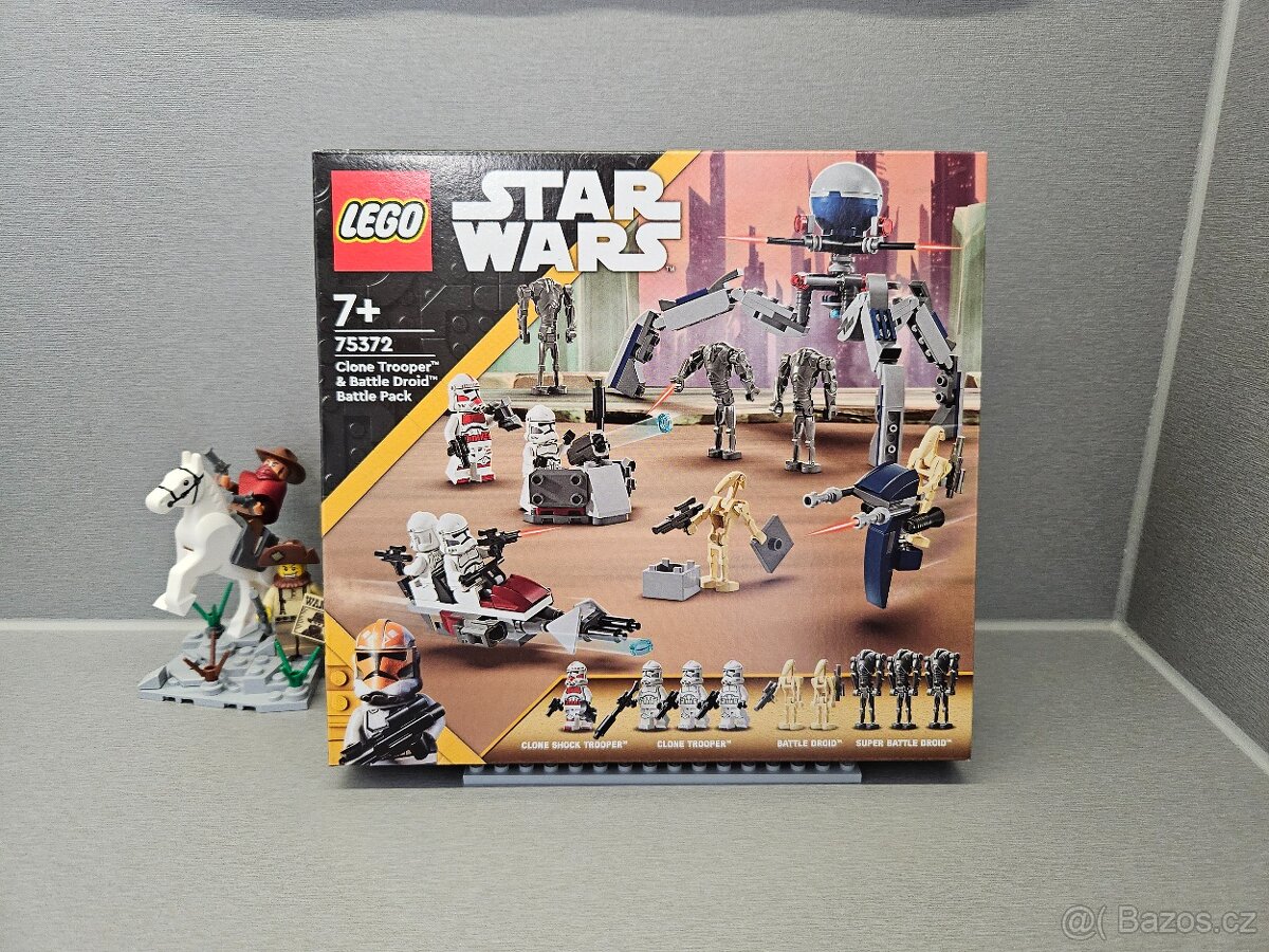 NOVÉ LEGO STAR WARS 75372 Clone Trooper & Battle Droid Battl
