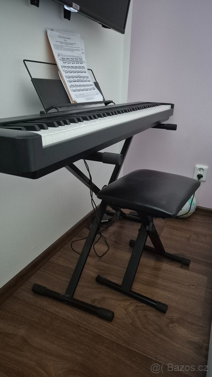 Klávesy Casio CDP S110 Digital Piano X Frame Package, Black