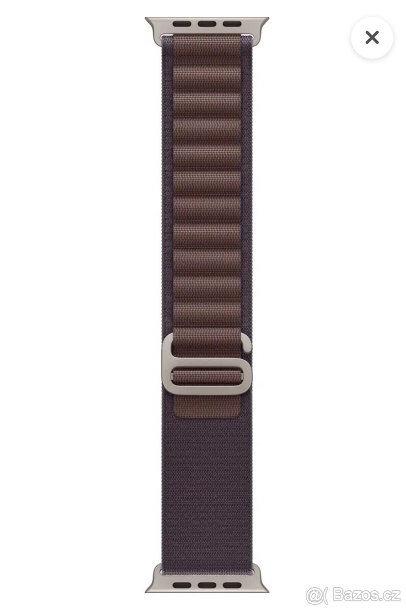 Řemínek Apple Watch ultra, indigový Alpský tah-vel.M