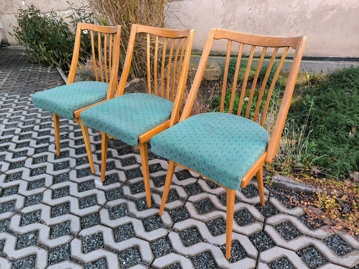 Retro jídelní židle A. Šuman - Brusel 60. léta