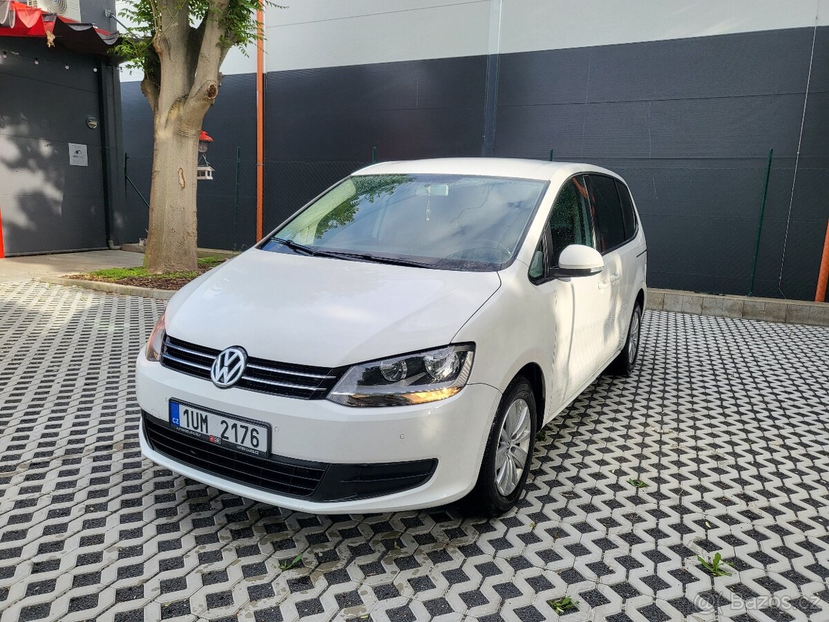 Vw sharan 2.0TDi 103kw DSG 5mist‼️ plně pojízdné