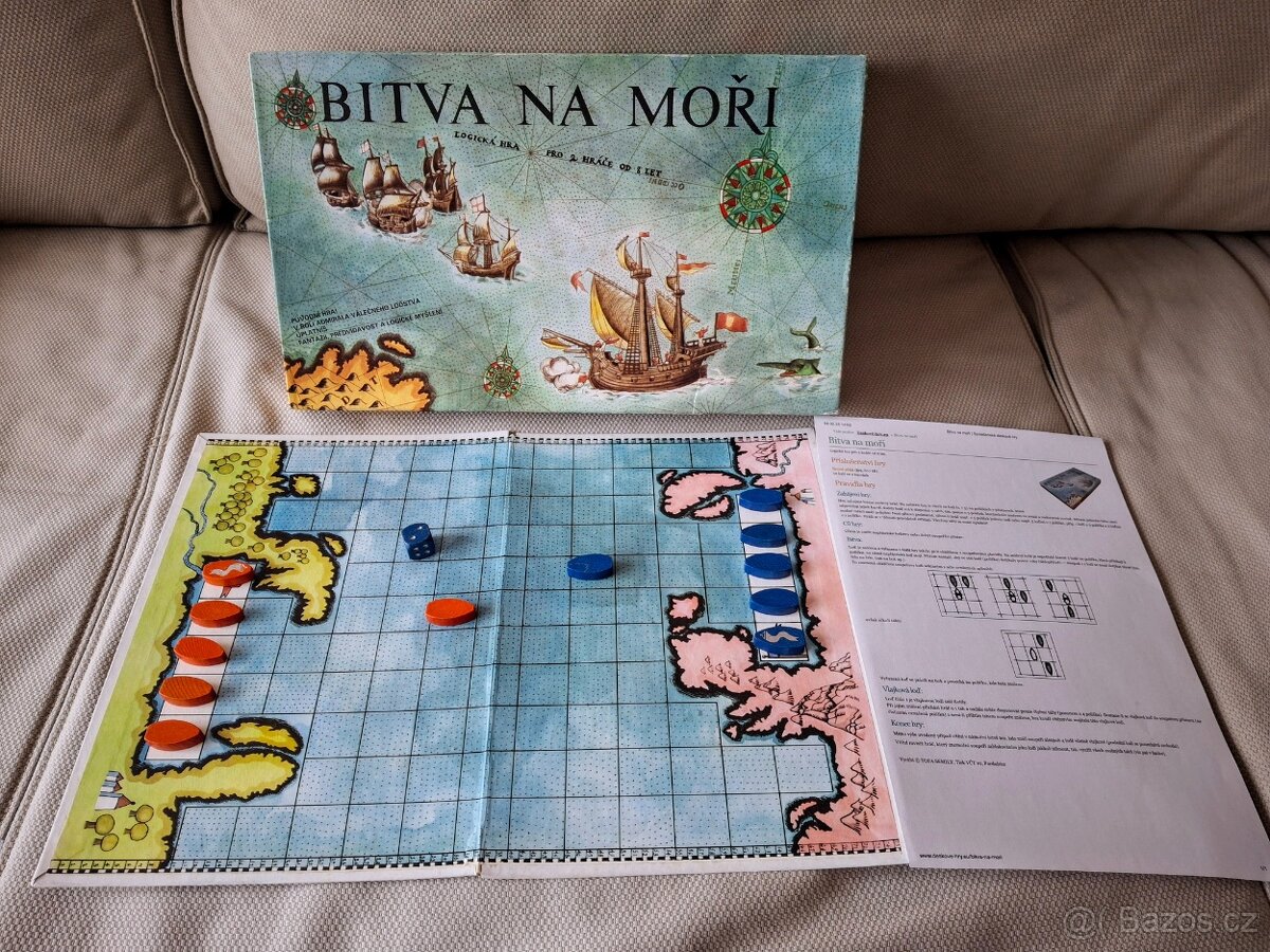 Retro deskovka Bitva na moři