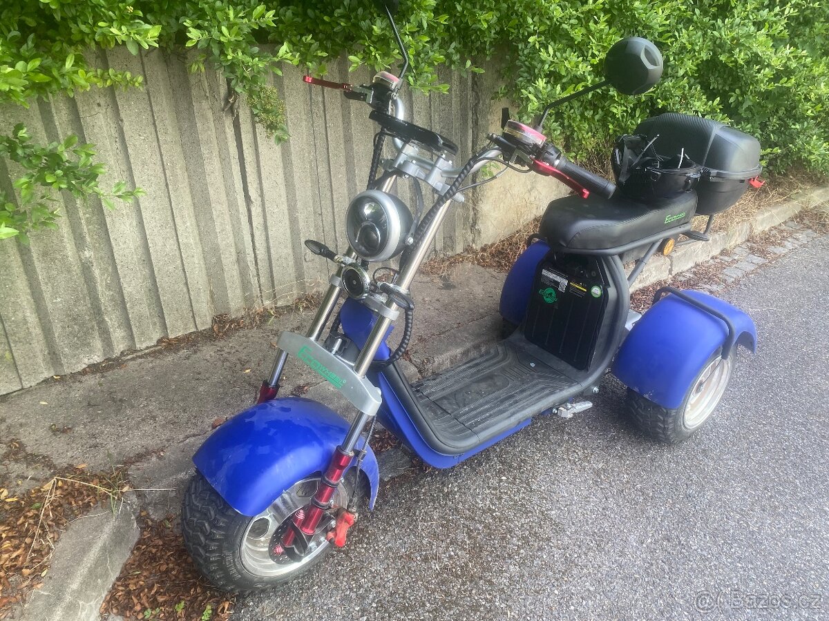 Elektrická tříkolka 2x2000w