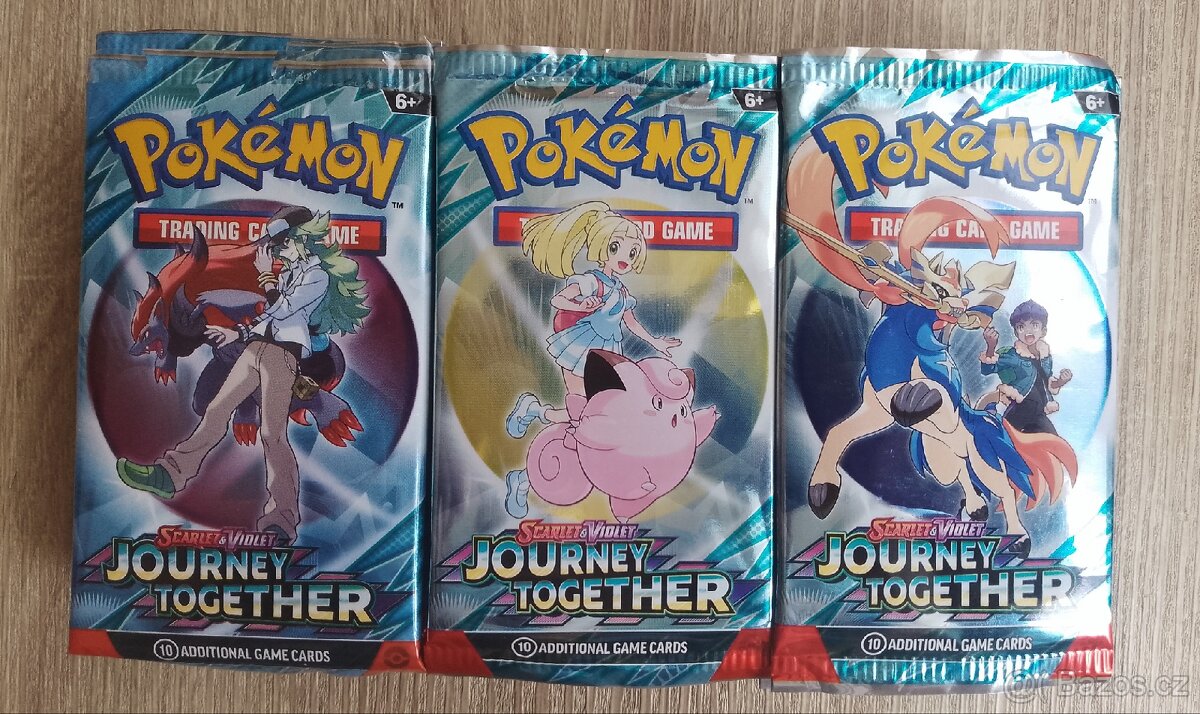 30×Booster Pokémon Journey Together rozbalený