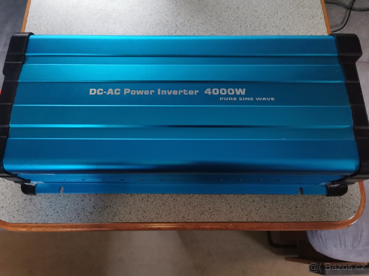 Měnič napětí 12v 230v 4000w trvale čistý sinus