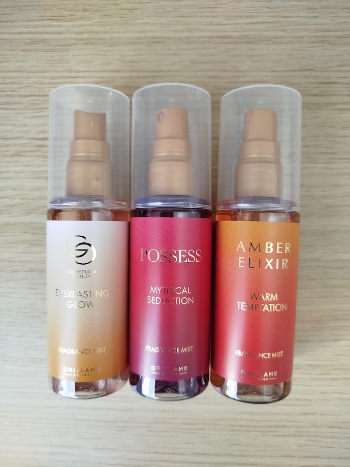 Tělové mlhy od Oriflame - tři druhy - novinka - 100ml