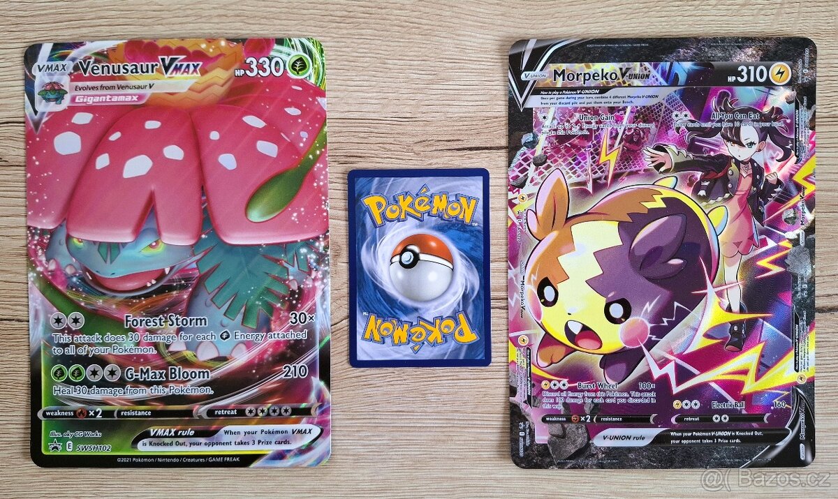 Velké karty Pokémon Jumbo / XXL ORIGINÁLNÍ