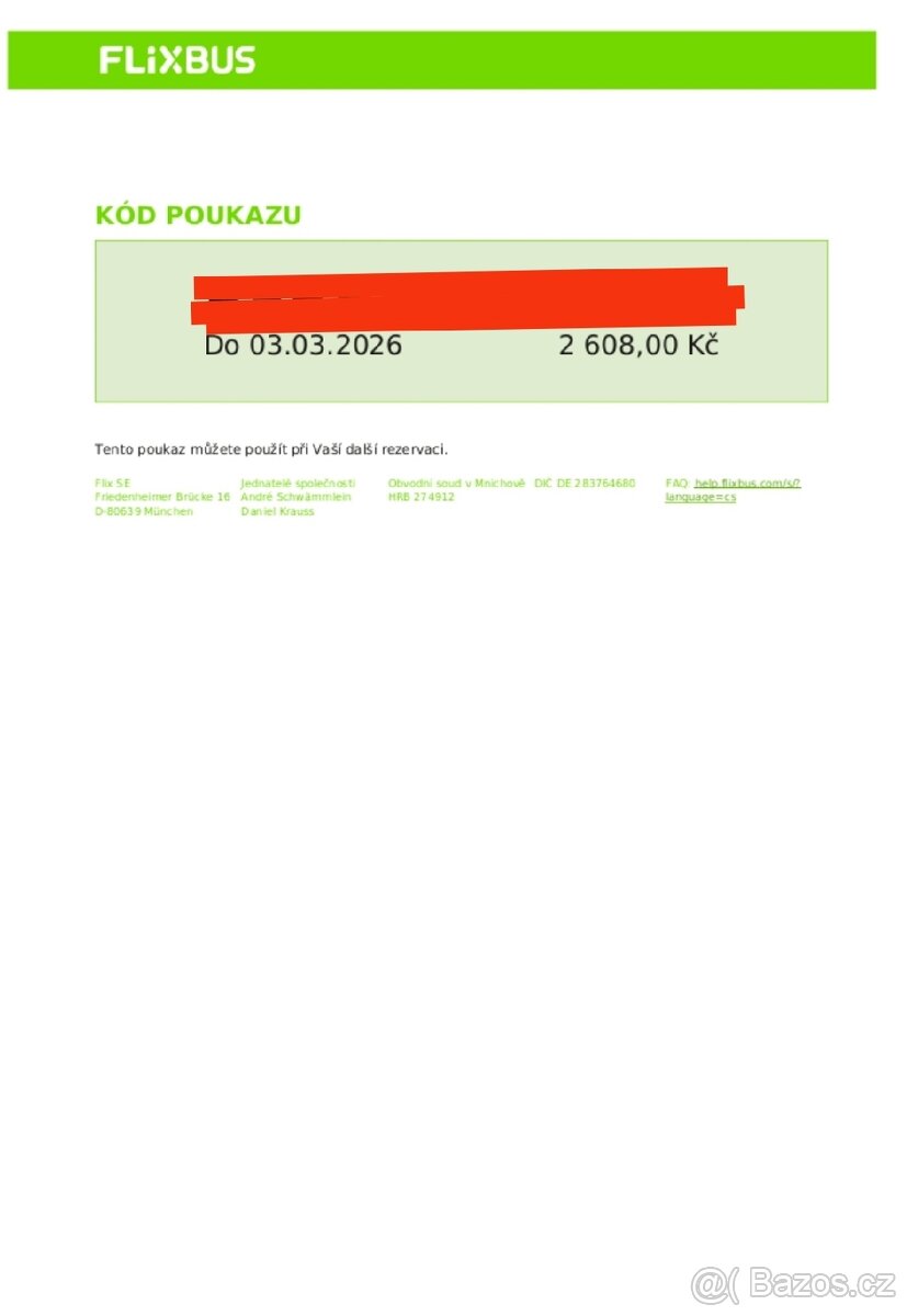 Flixbus Voucher