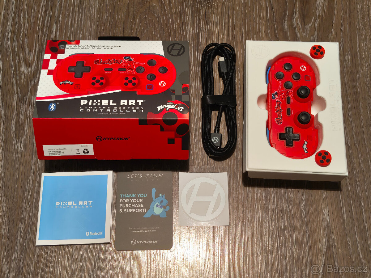 Pixel Art Miraculous ovladač pro Nintendo Switch, Android,PC