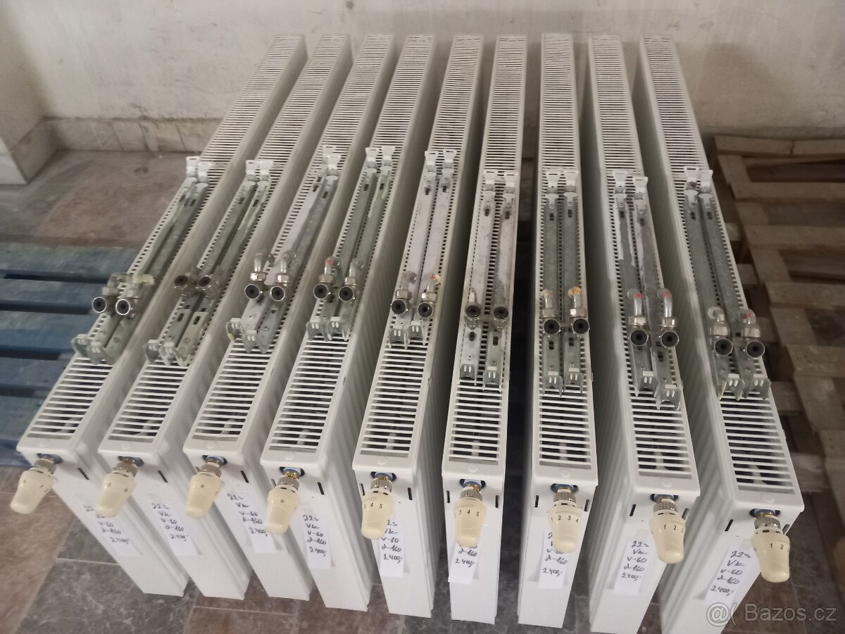 použité radiátory