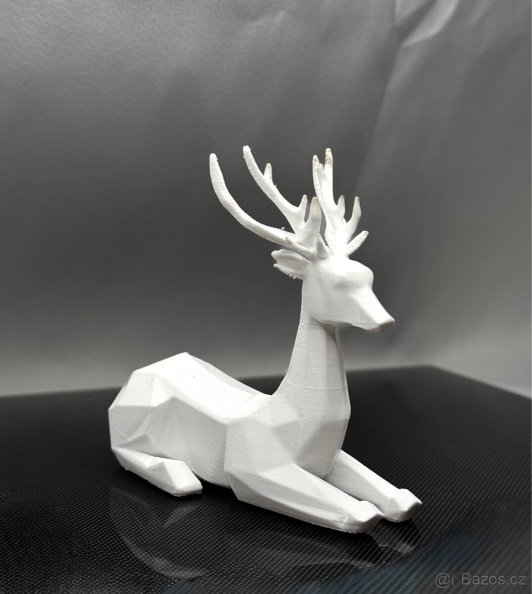 Low poly jelen – 3D tisk (nový)