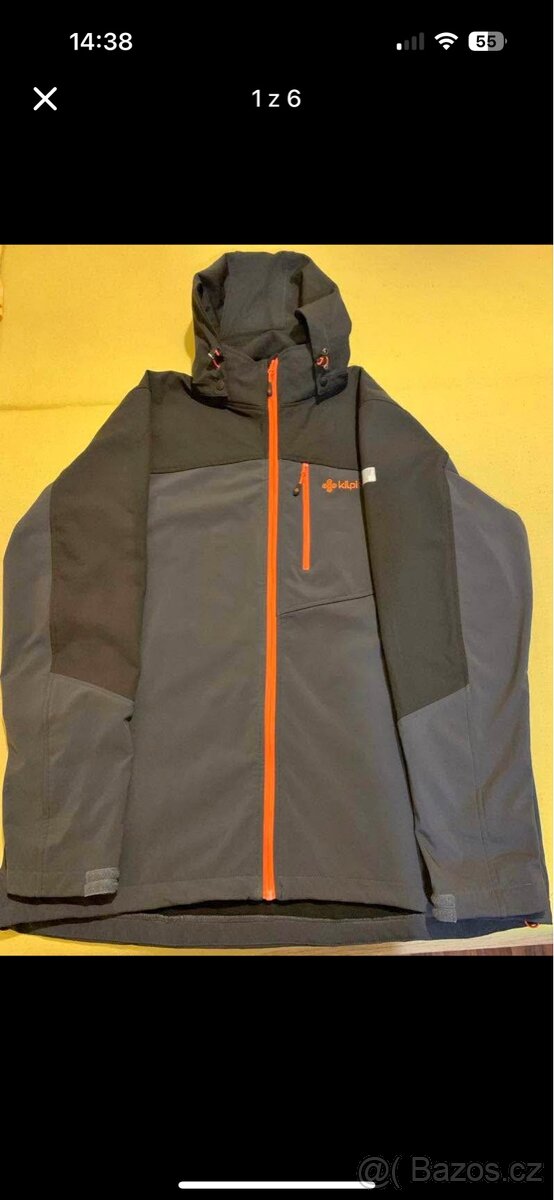 Softsheelová bunda Klipy