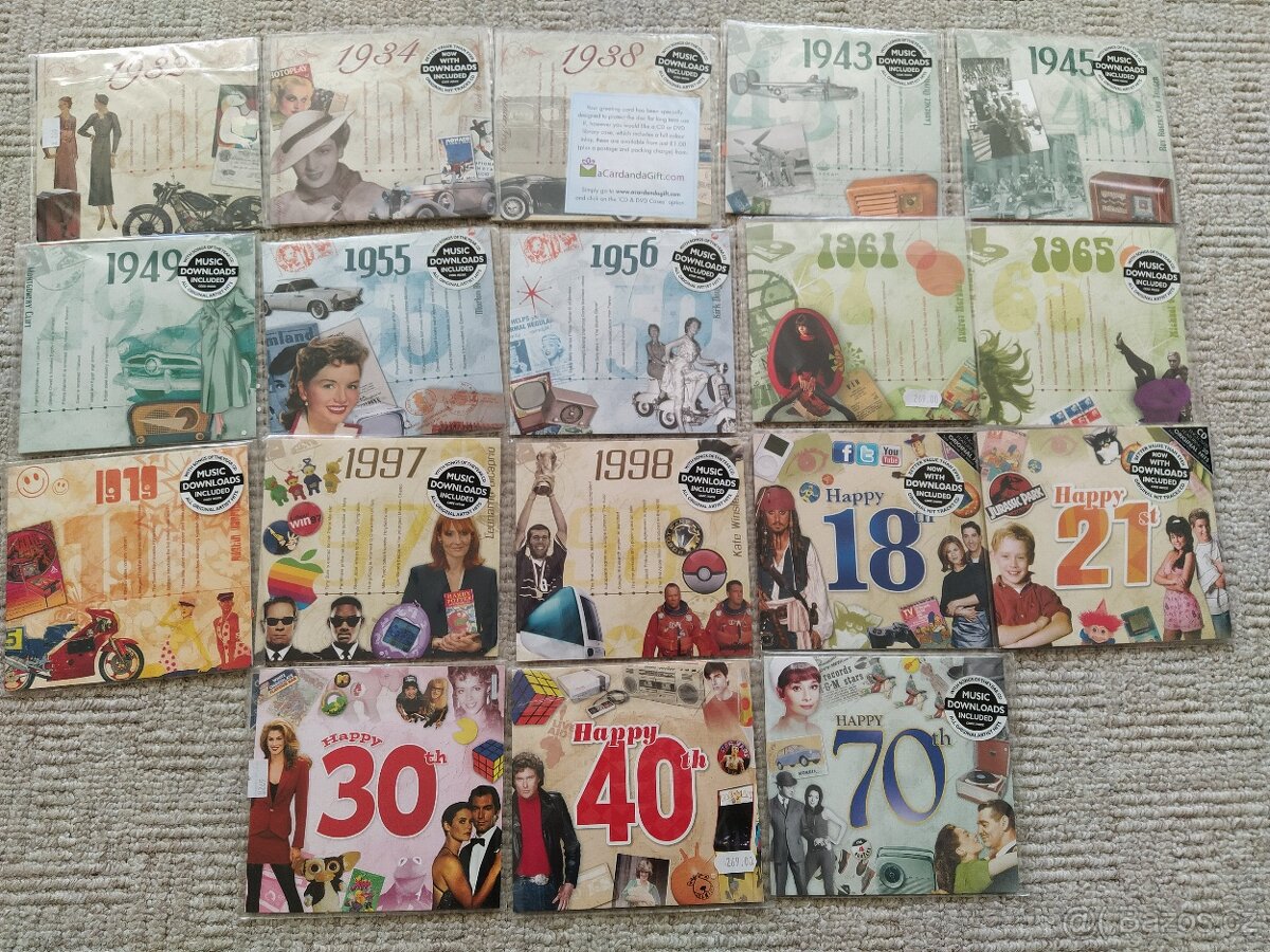 18xCD Time to Remember (výběry hitů) - skladby viz fota