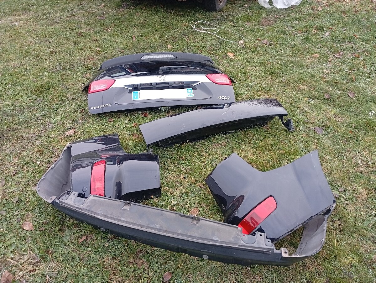 PEUGEOT 4007 VÍKO KUFRU, 5 DVEŘE, KOMPLETNÍ, VÍKO, Z. NÁRAZ.