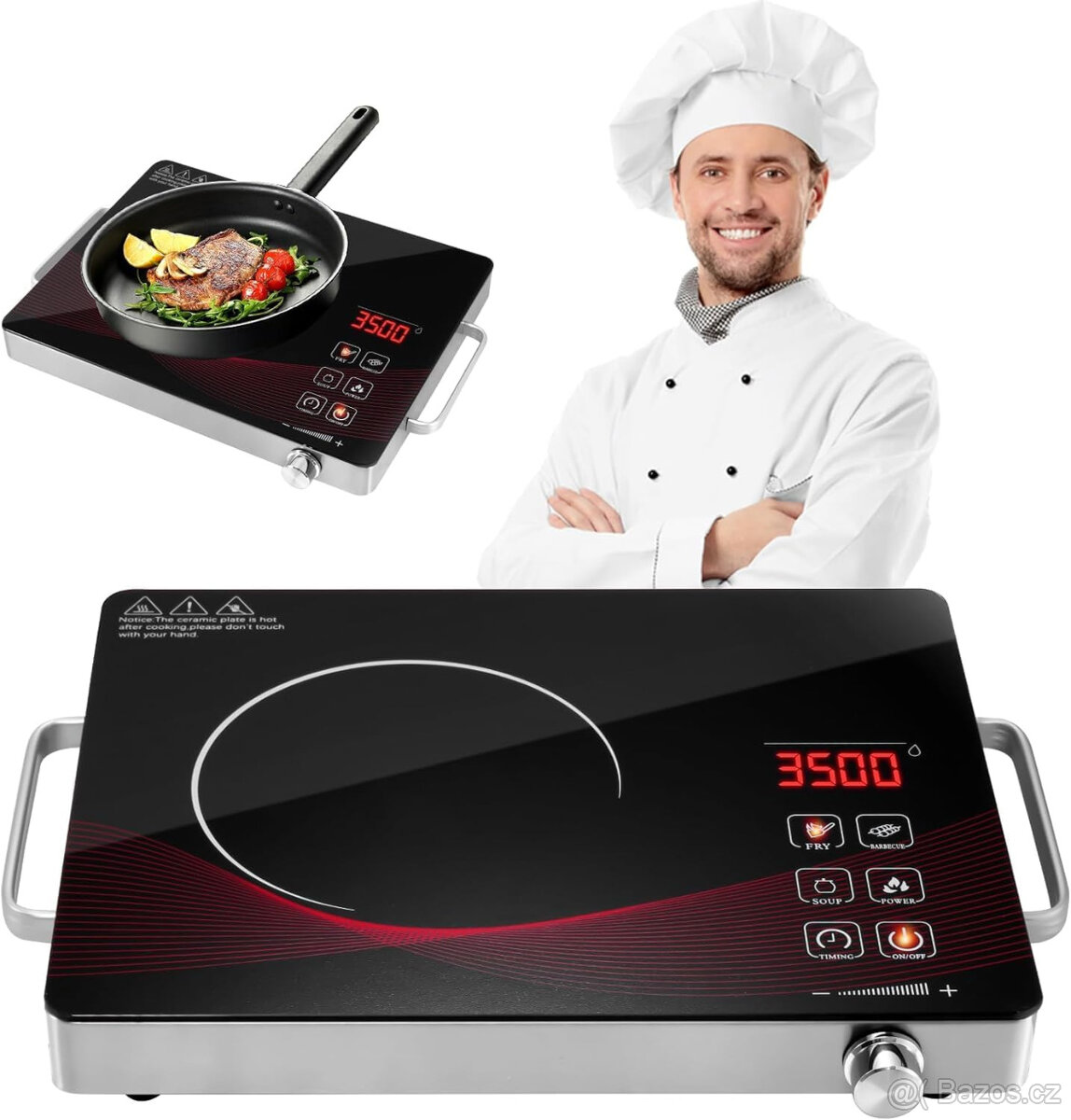 Dibaful Ceran nová varná deska 3500 W