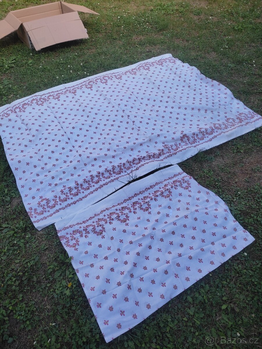 Povlečení na deku a polštáře, látky na šití