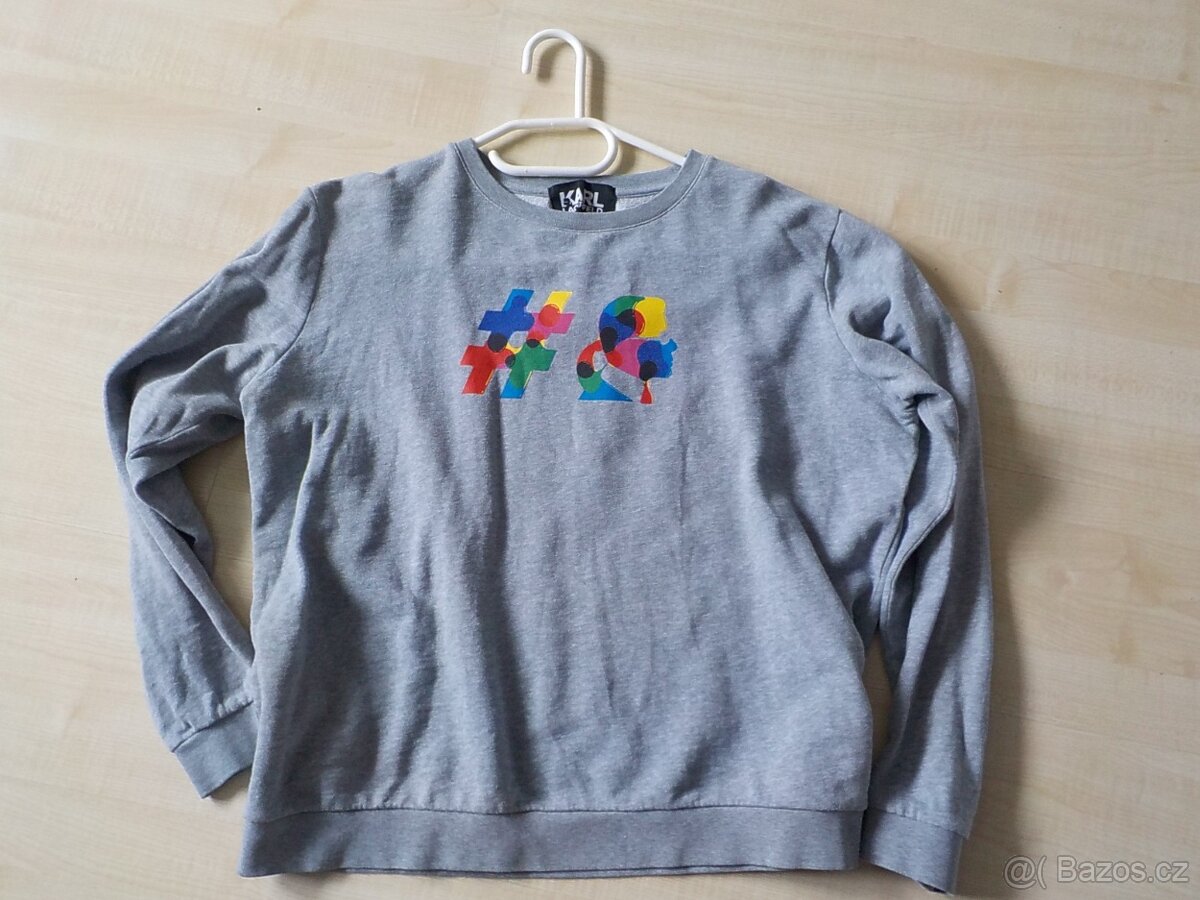 Karl Lagerfeld šeda mikina vel M/L-žena