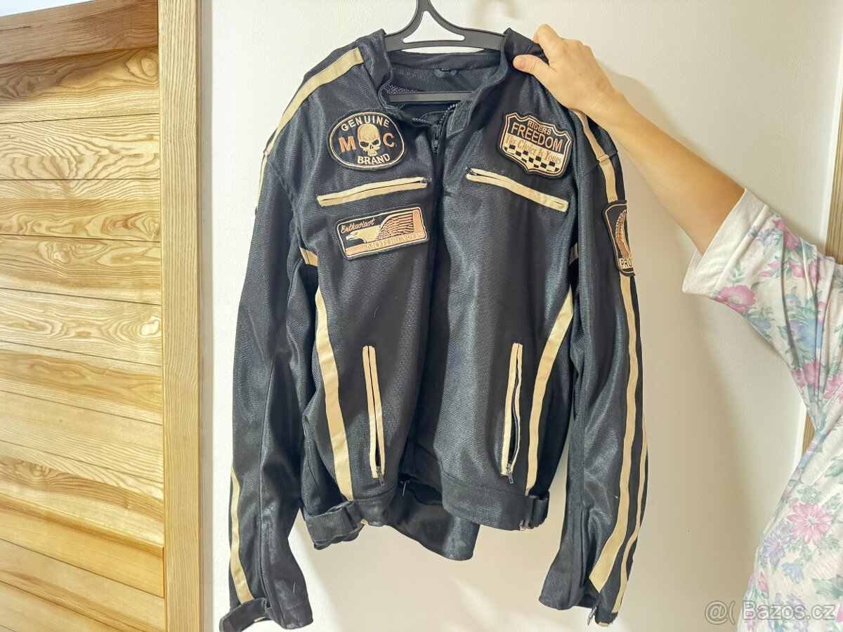 Motorkářská bunda letní