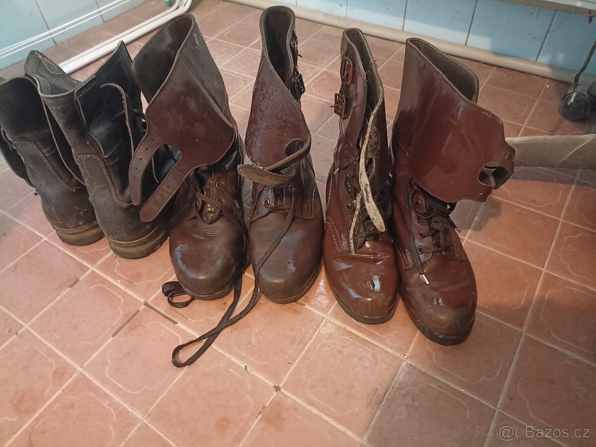 3x Boty kanady 27,5 a hnědé různé dle foto