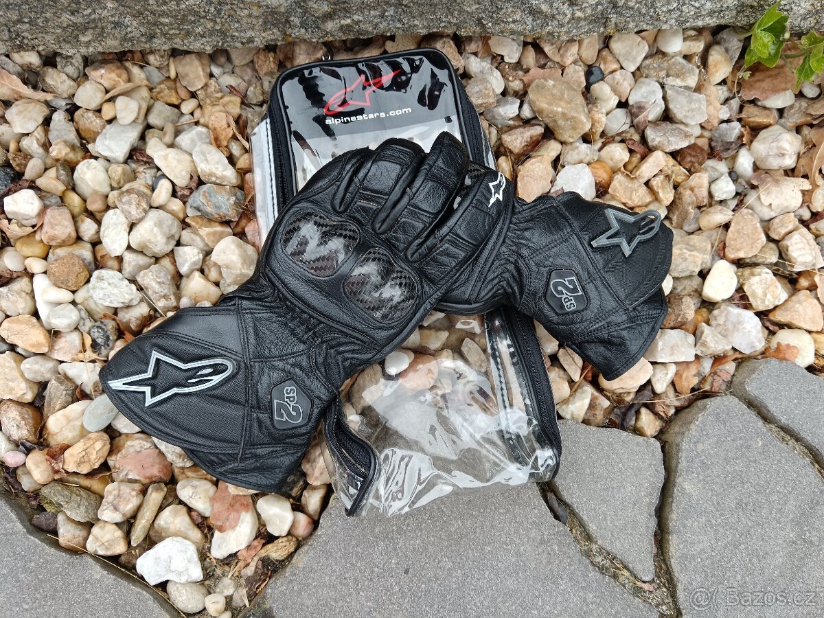 Motorkářské rukavice kožené SP-2 ALPINESTARS