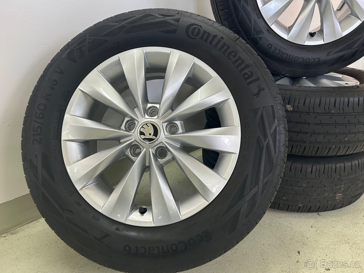 letní originál al sada Škoda Karoq Castor 5x112