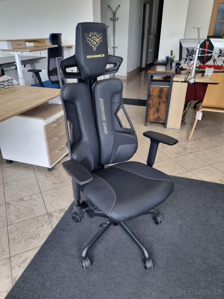 Herní židle EVOGAMER - nová, plně funkční