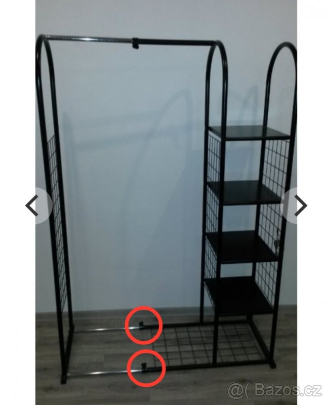 Spojovací díl k věšáku - 2 kusy