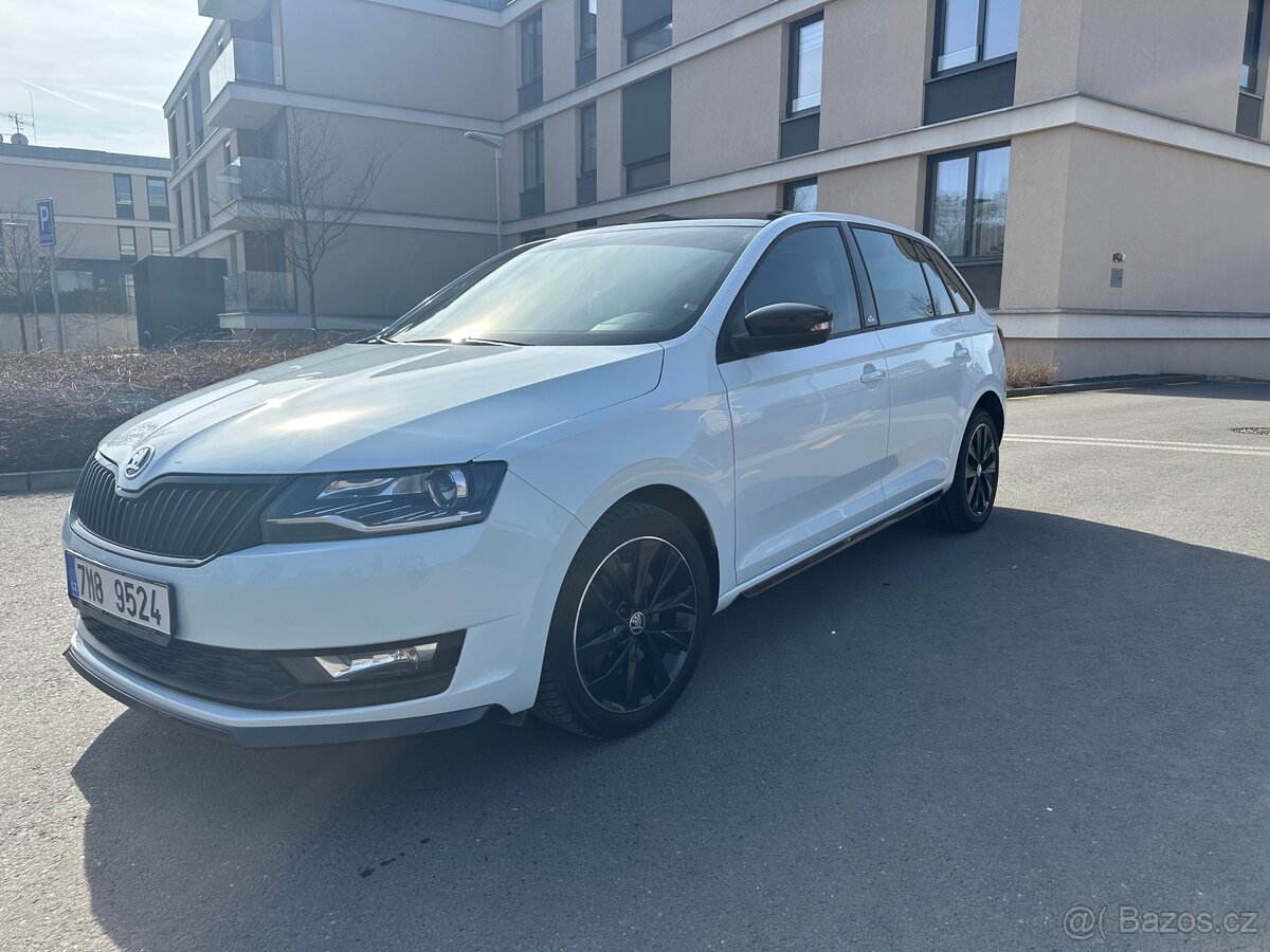 KRÁSNÁ ŠKODA RAPID MONTE CARLO AUTOMAT 1.4Tsi 92kw r.v.2018