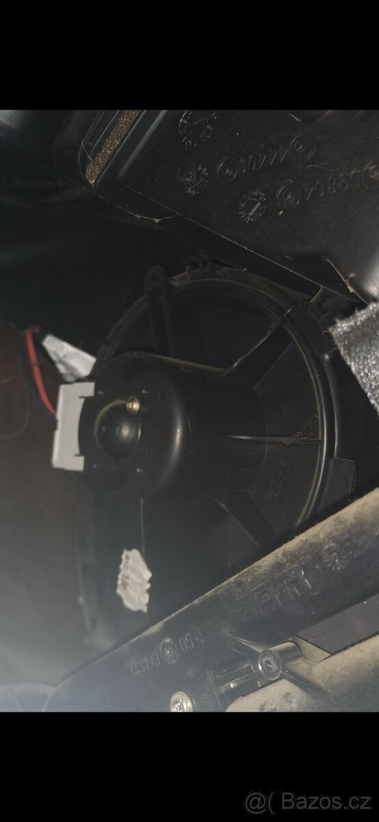Ventilátor topení Peugeot 206