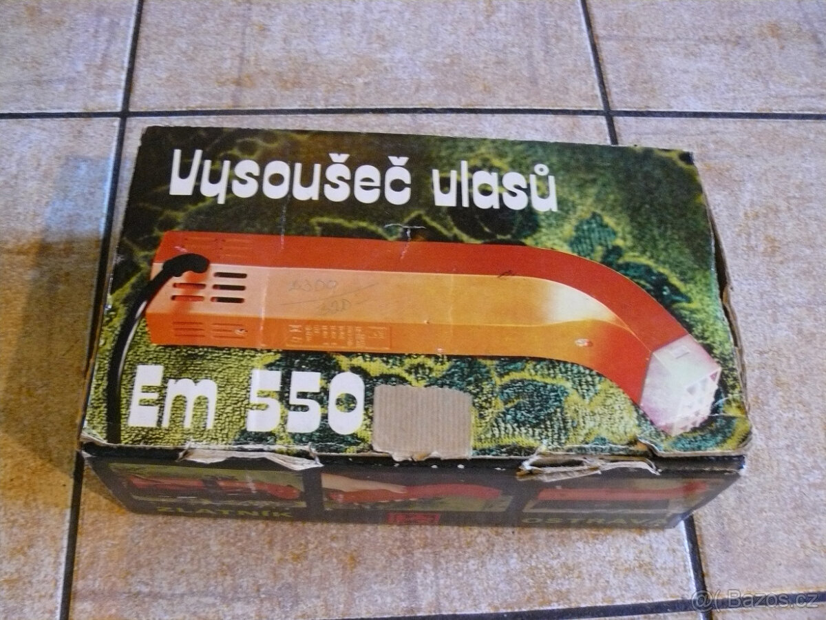 Vysoušeč vlasů EM-550 - Zlatník Ostrava