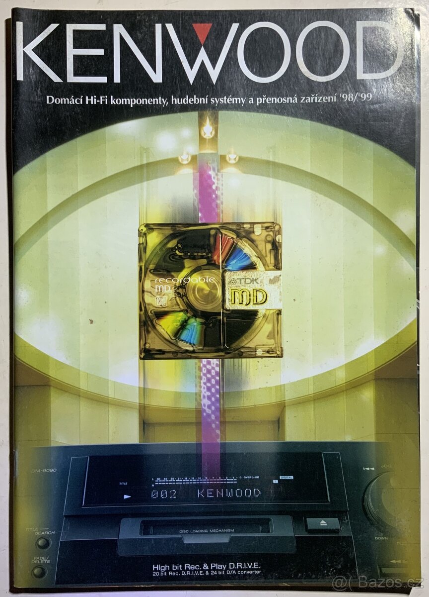 katalog Kenwood hi-fi kolem roku 1990