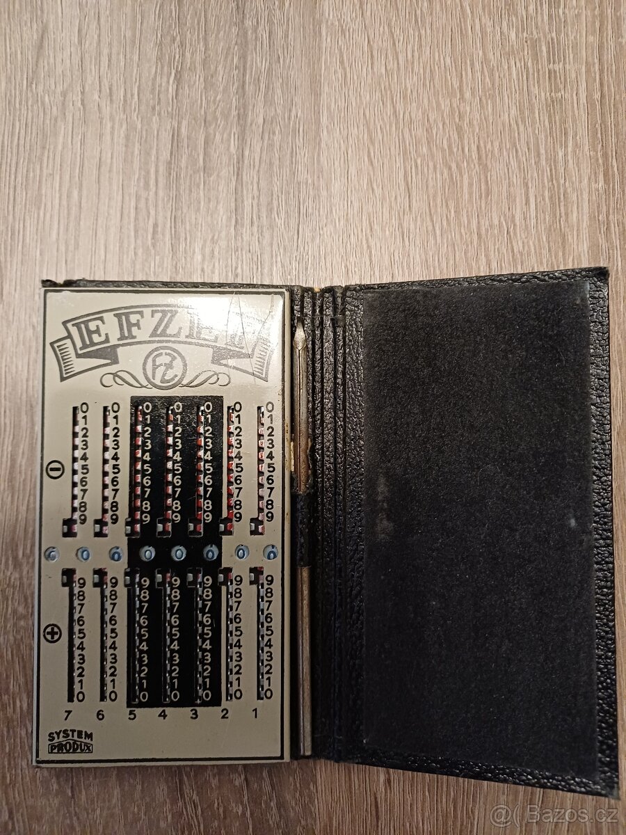 Německý mechanický kalkulátor Efzet (System Produx)