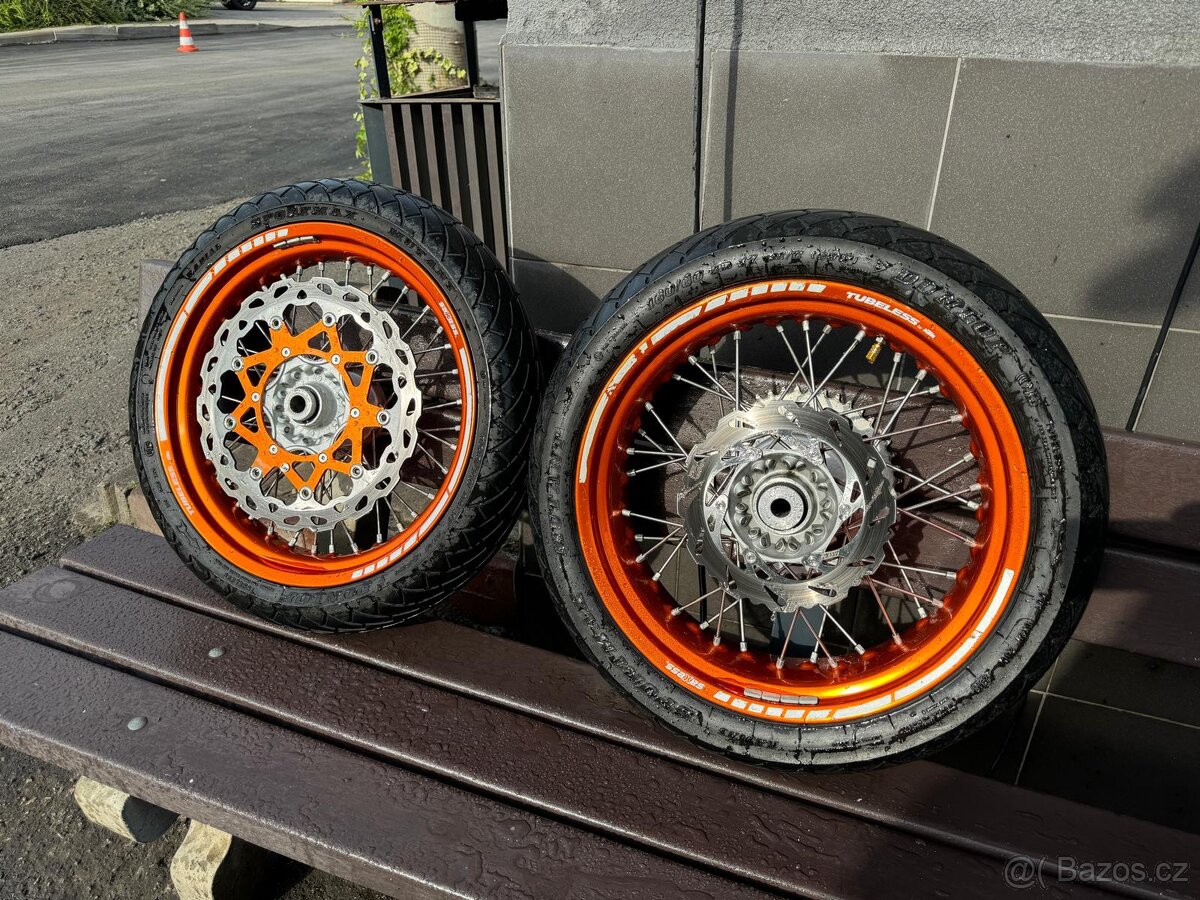 Motardová kola KTM EXC