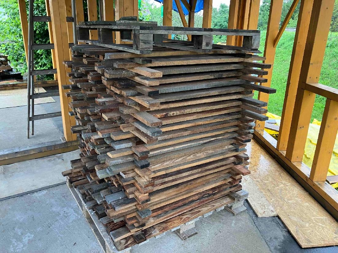 Modřínové latě 90-110cm 62x22 mm