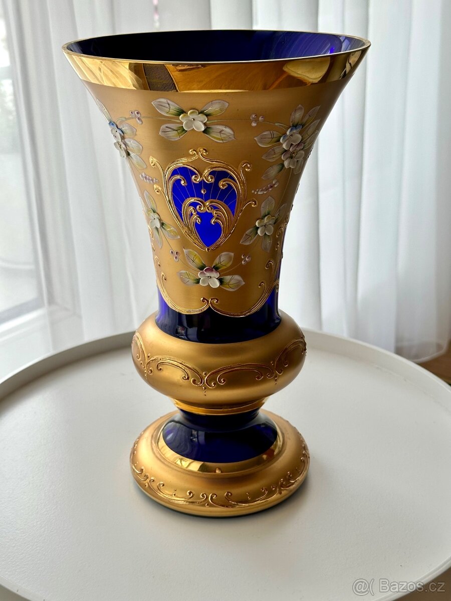 Vysoká váza Cobalt Blue